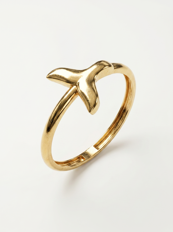 Sun and Moon Gold Ring