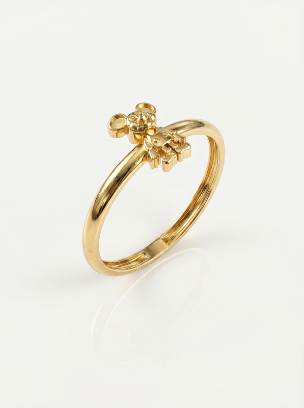Leaf Clover Gold Ring