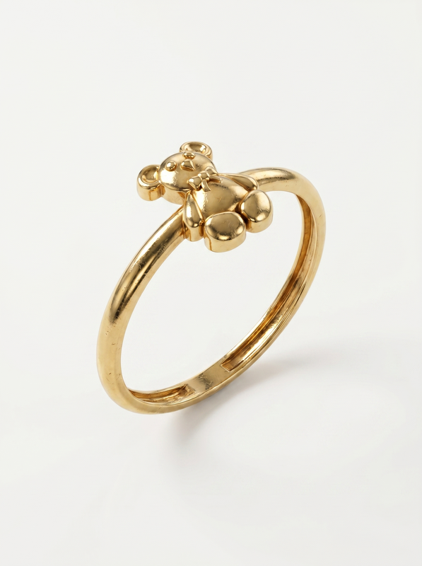 Whale Tail Gold Ring