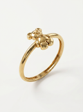 Whale Tail Gold Ring