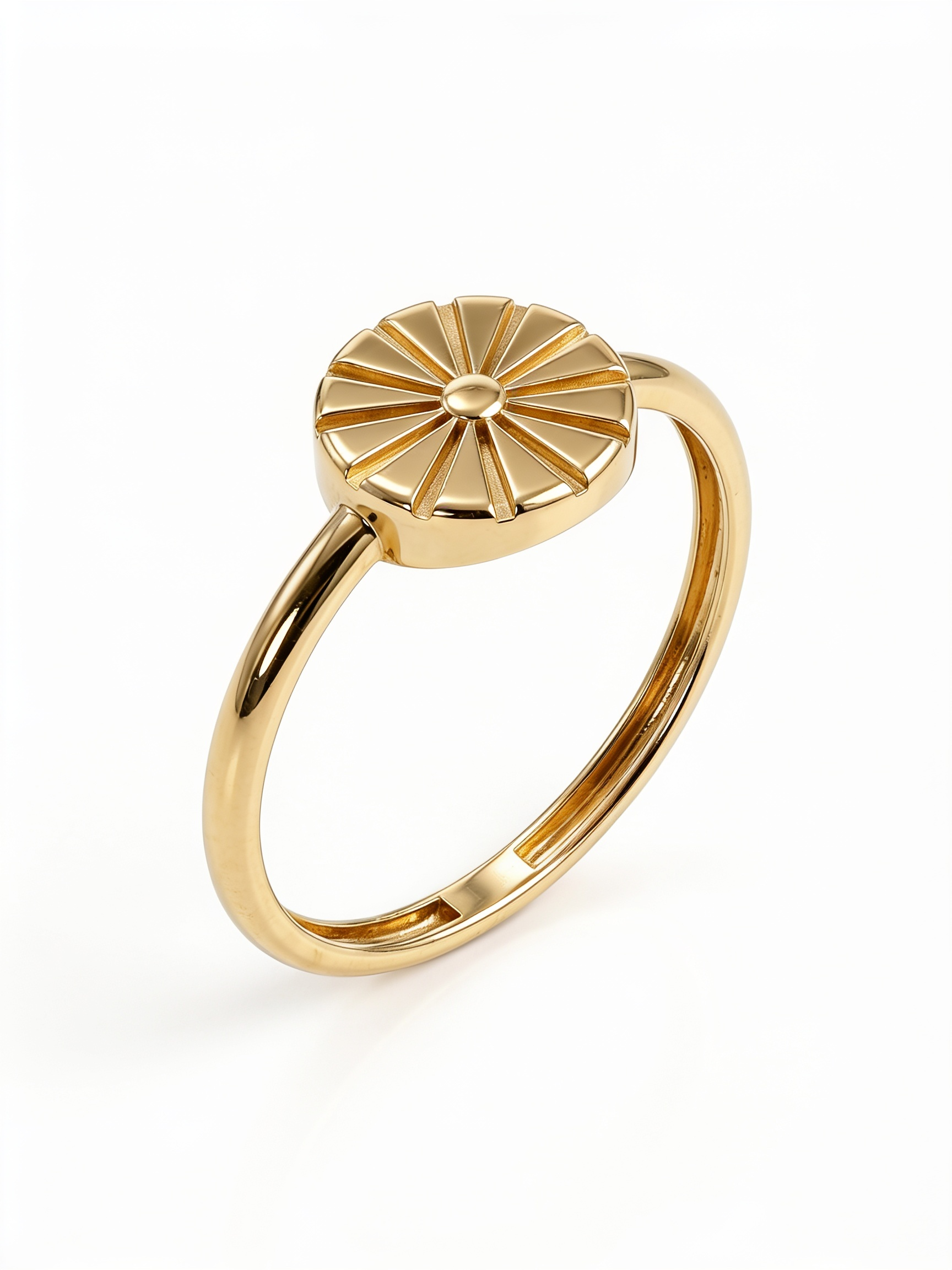 Bubble Daisy Bloom Gold Ring