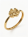 Whale Tail Gold Ring