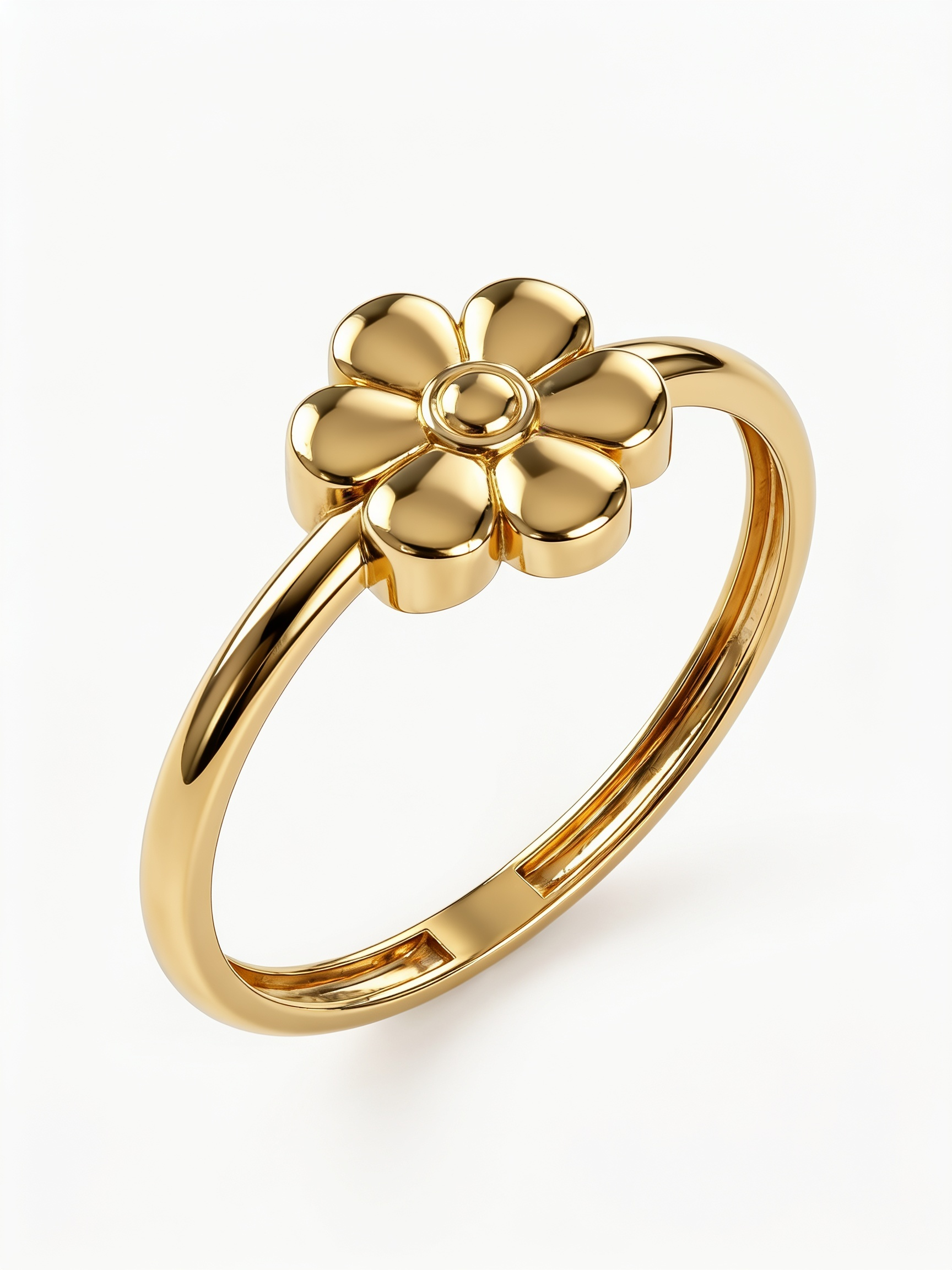 Whale Tail Gold Ring
