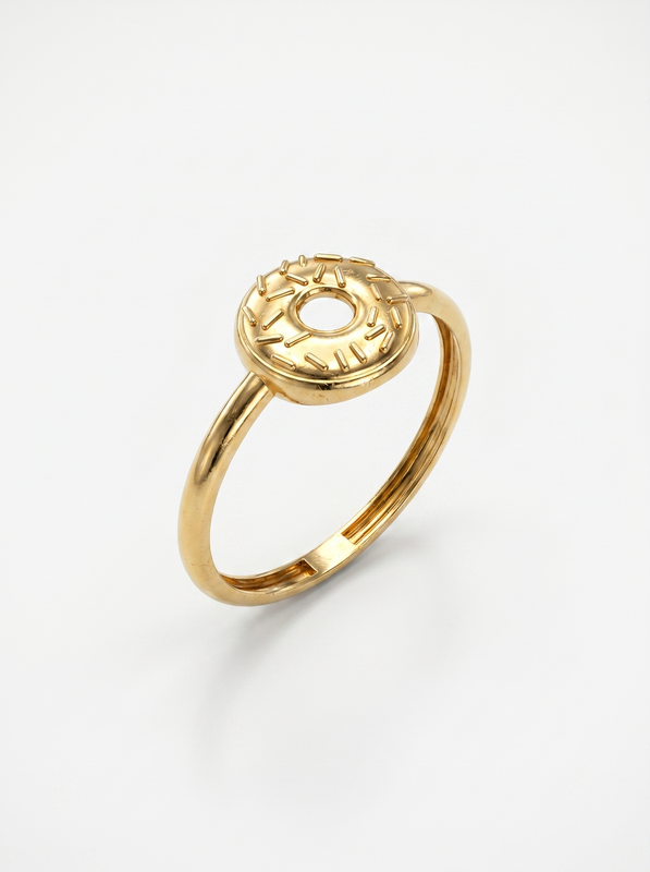 Moon Orbit Gold Ring
