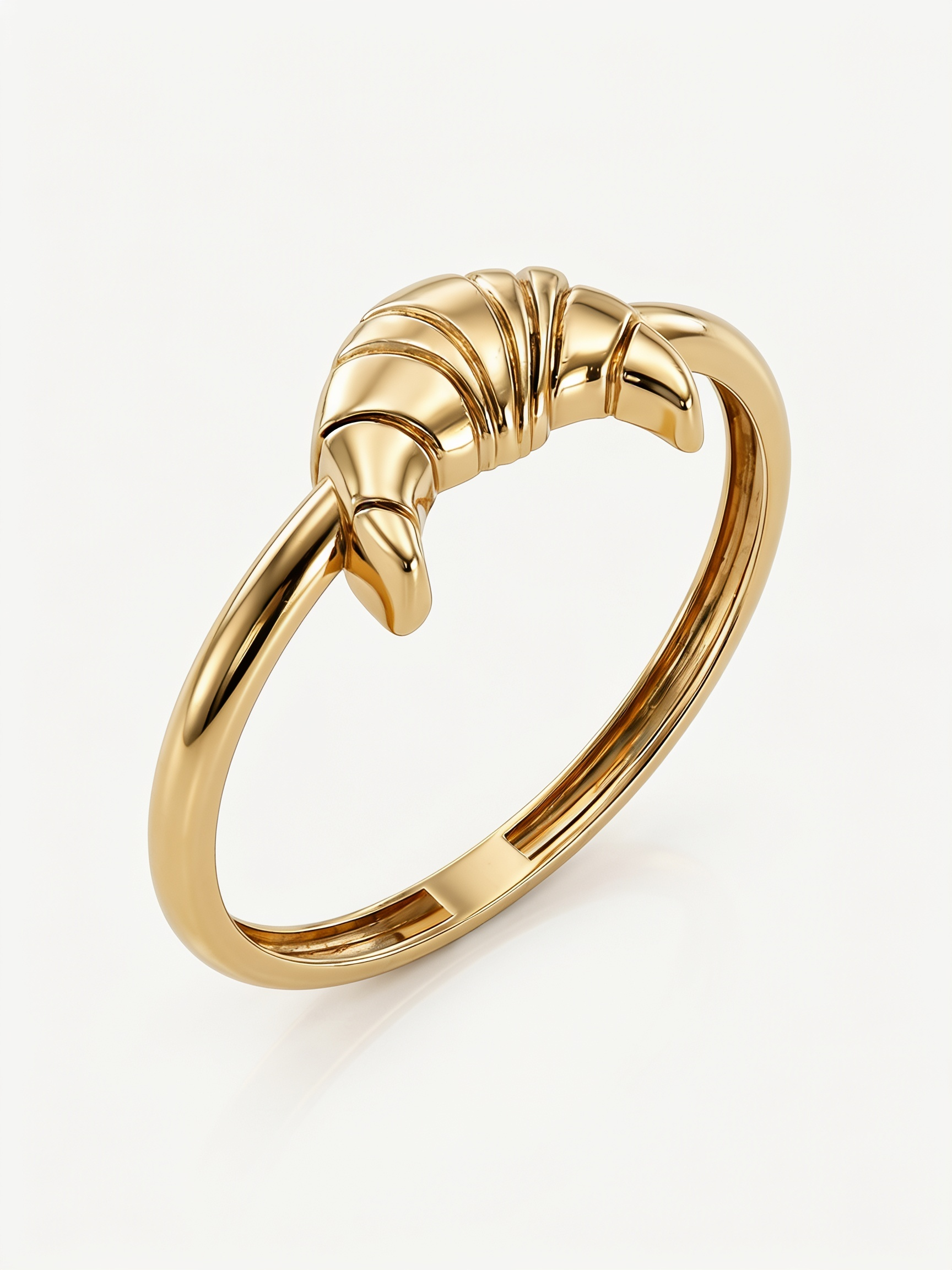 Vintage Skeleton Key Gold Ring