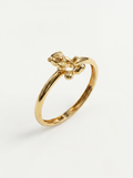 Happy Little Bear Gold Ring