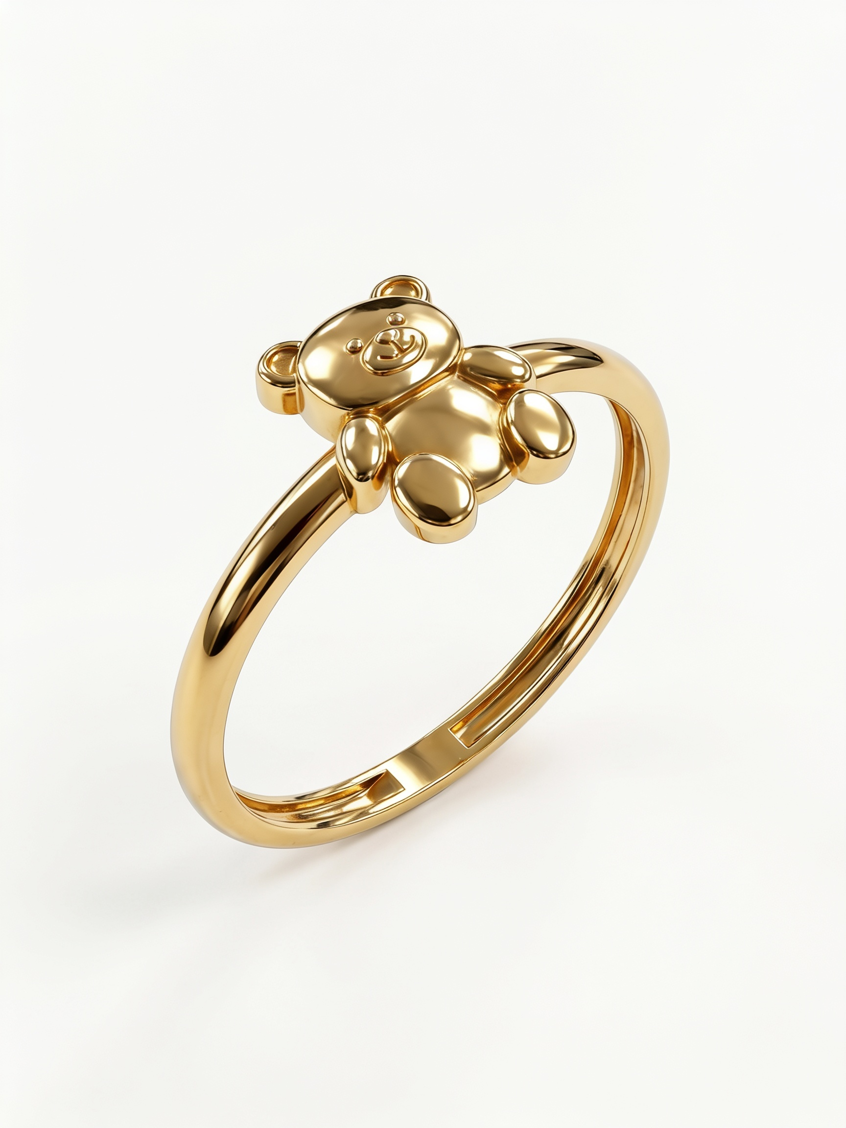 Puffy Star Gold Ring