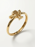 Golden Scarab Gold Ring