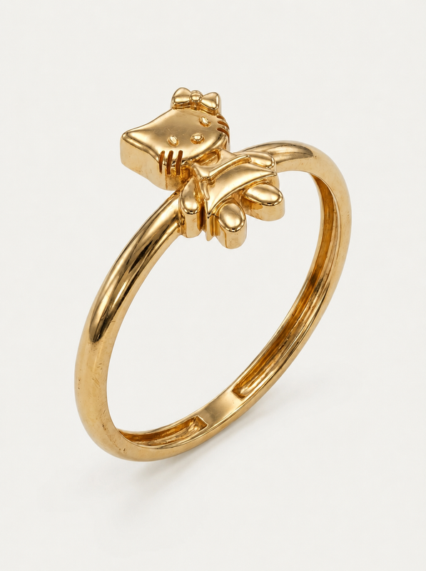 Delicate Dragonfly Gold Ring