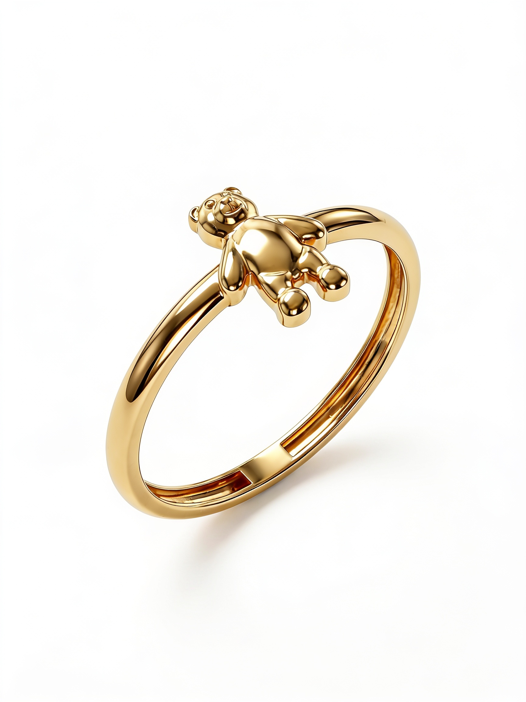 Four-Leaf Clover Gold Ring
