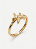 Molten Heart Gold Ring