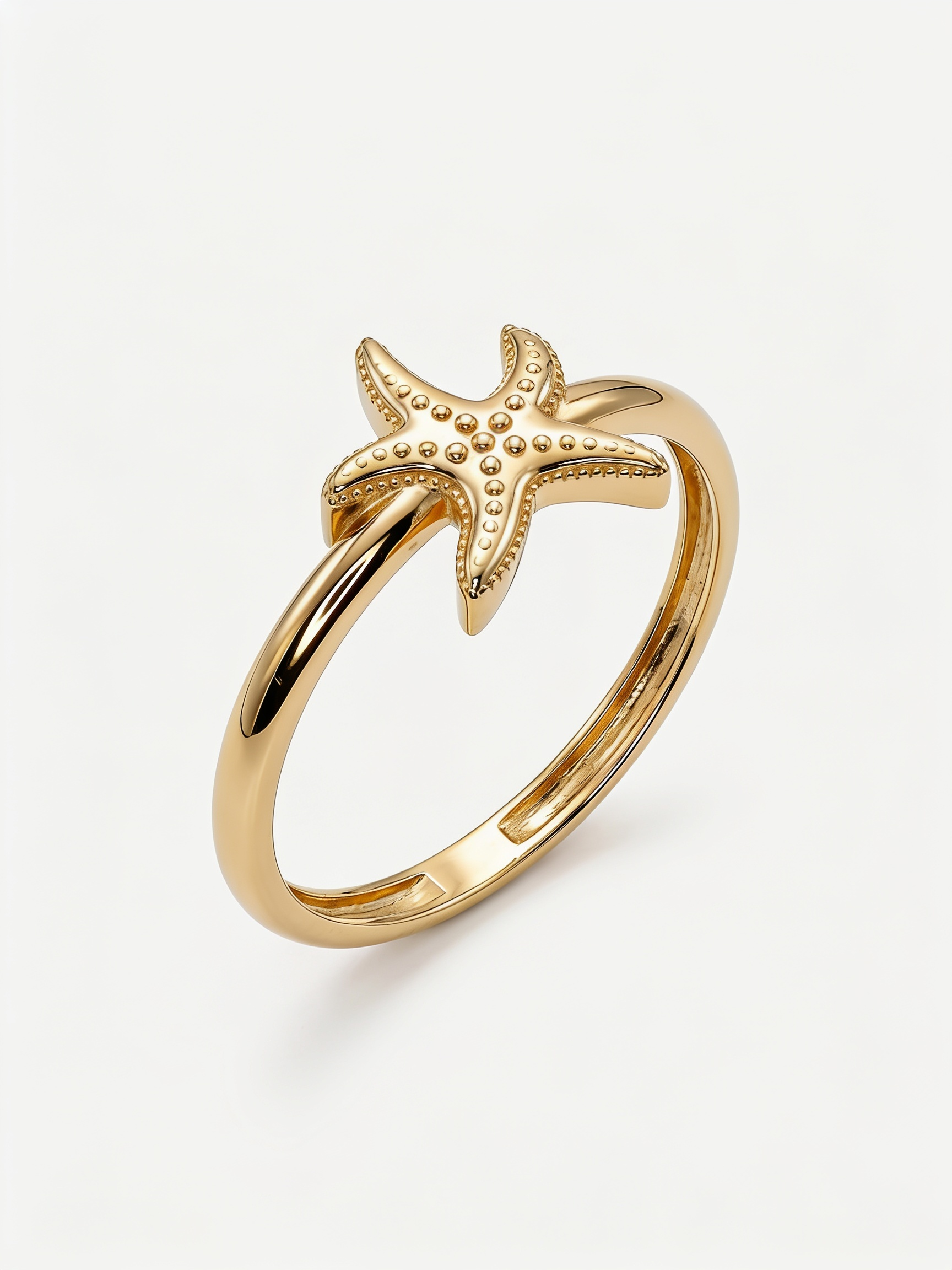 Molten Heart Gold Ring