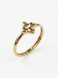 Lucky Clover Gold Ring