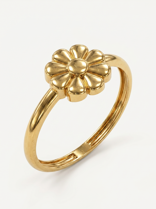 Garden Daisy Gold Ring