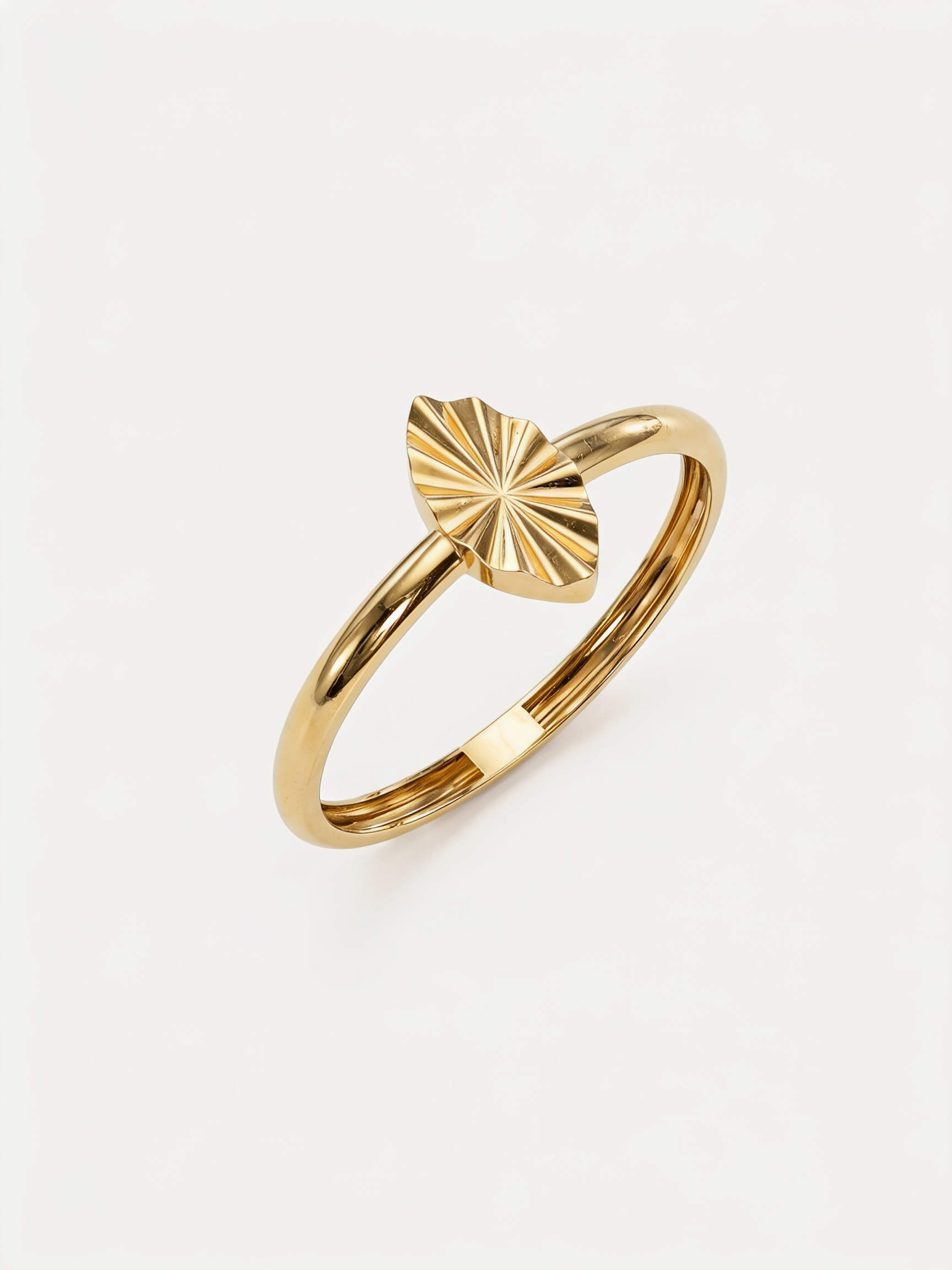 Kitty Girl Charm Gold Ring