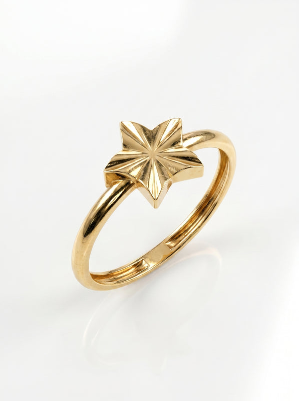 Celestial Star Gold Ring