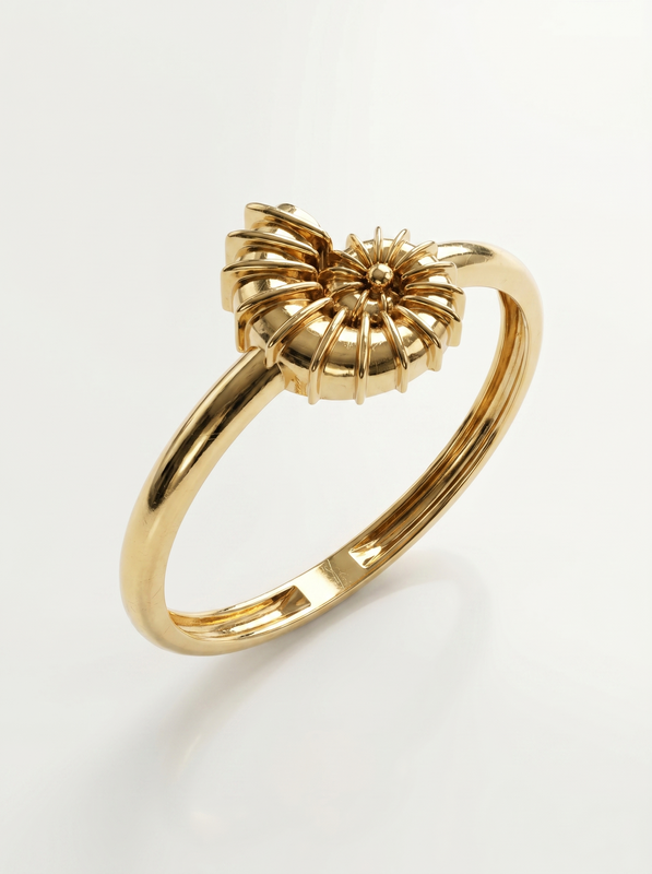 Pearl Nautilus Gold Ring