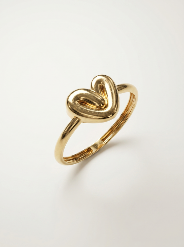 Stitched Teddy Bear Gold Ring
