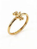 Bunny Ear Bear Gold Ring
