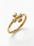 Balloon Bear Gold Ring