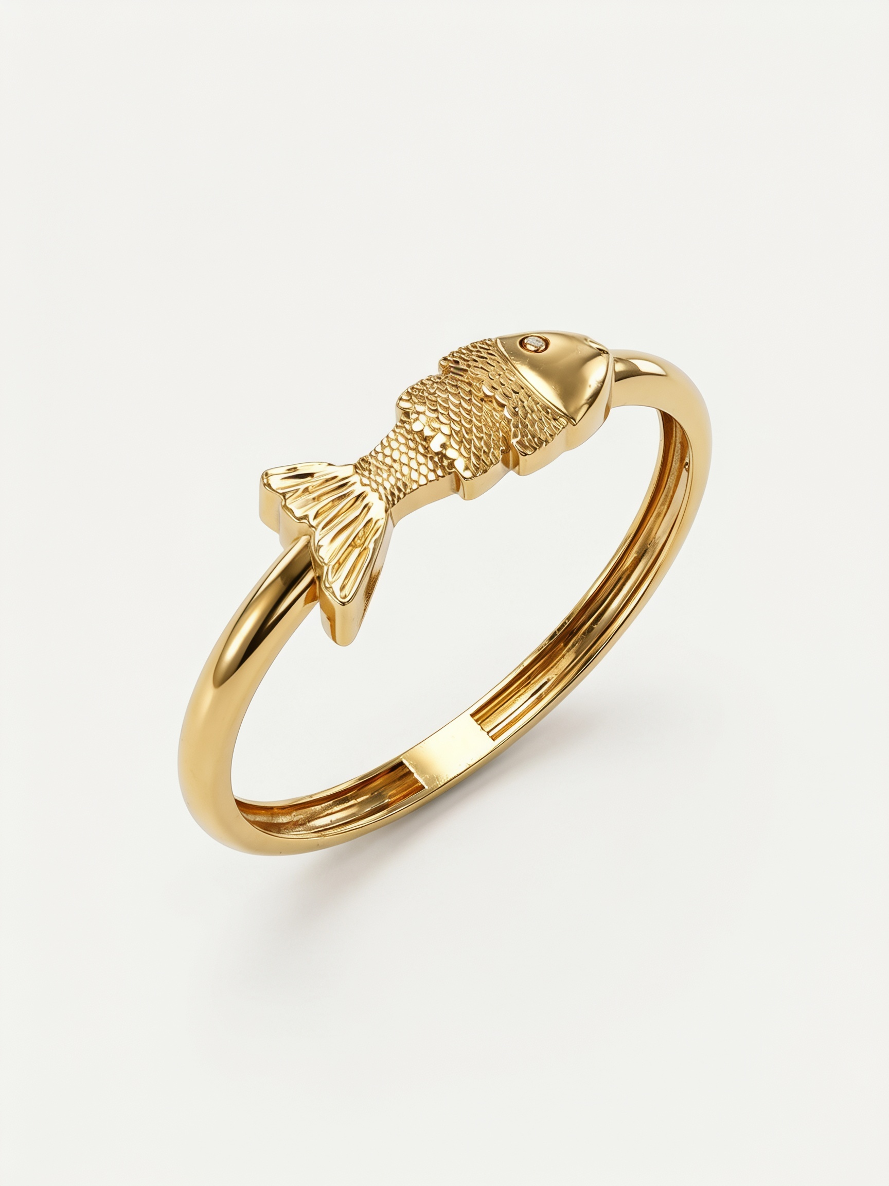 Koi Fish Gold Ring