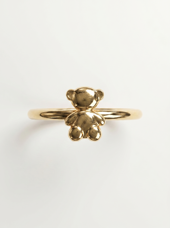 Blooming Tulip Gold Ring — Top View