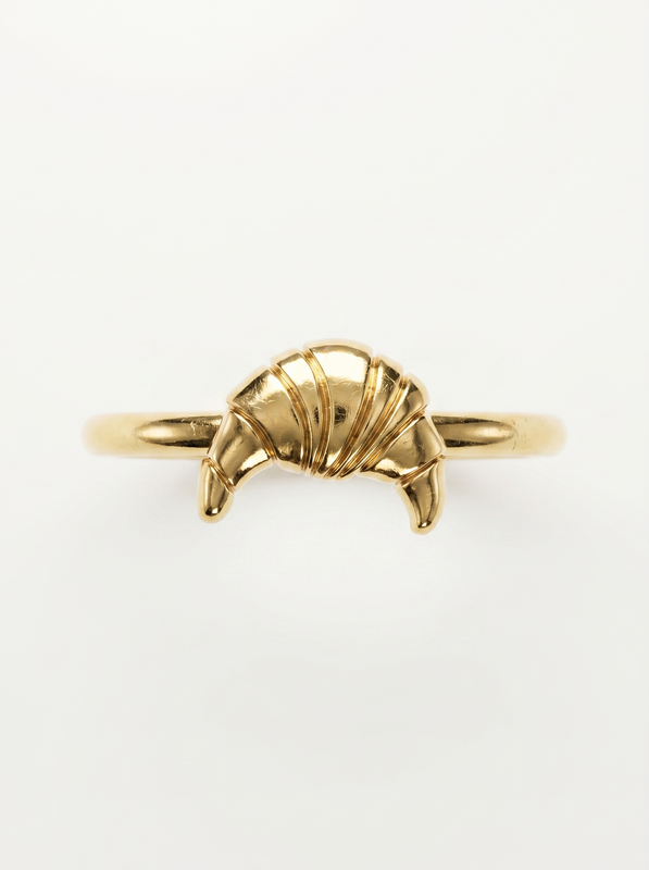 Melting Popsicle Gold Ring — Top View