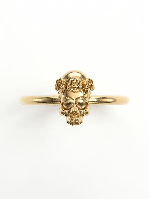 Cherry Blossom Gold Ring — Top View