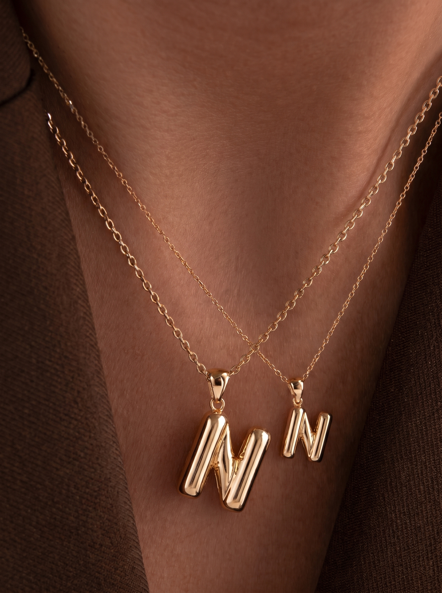 Alphabet Pendant – Letter N